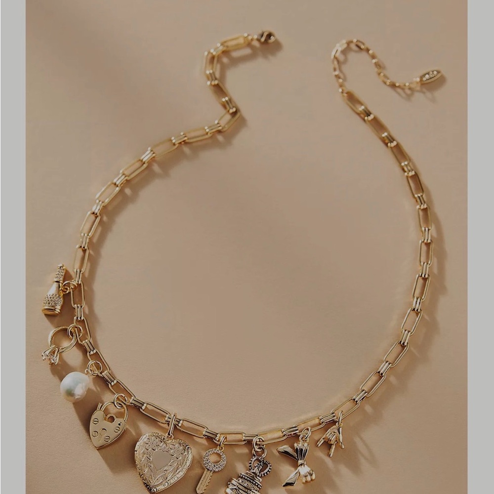 NEW Anthropologie SERAPHINA x BHLDN Wedding Charm Necklace - SOLD OUT